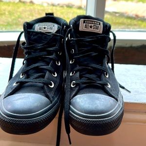 Black Converse sneakers mens. Like new.